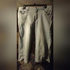 Croft and Barrow skimmer jeans sz 14 2 pairs